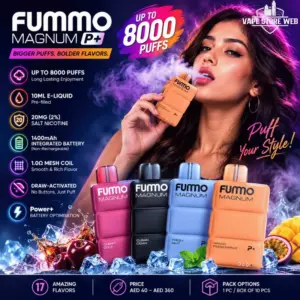 FUMMO Magnum 8000 Puffs 20MG Disposable Vape in Dubai