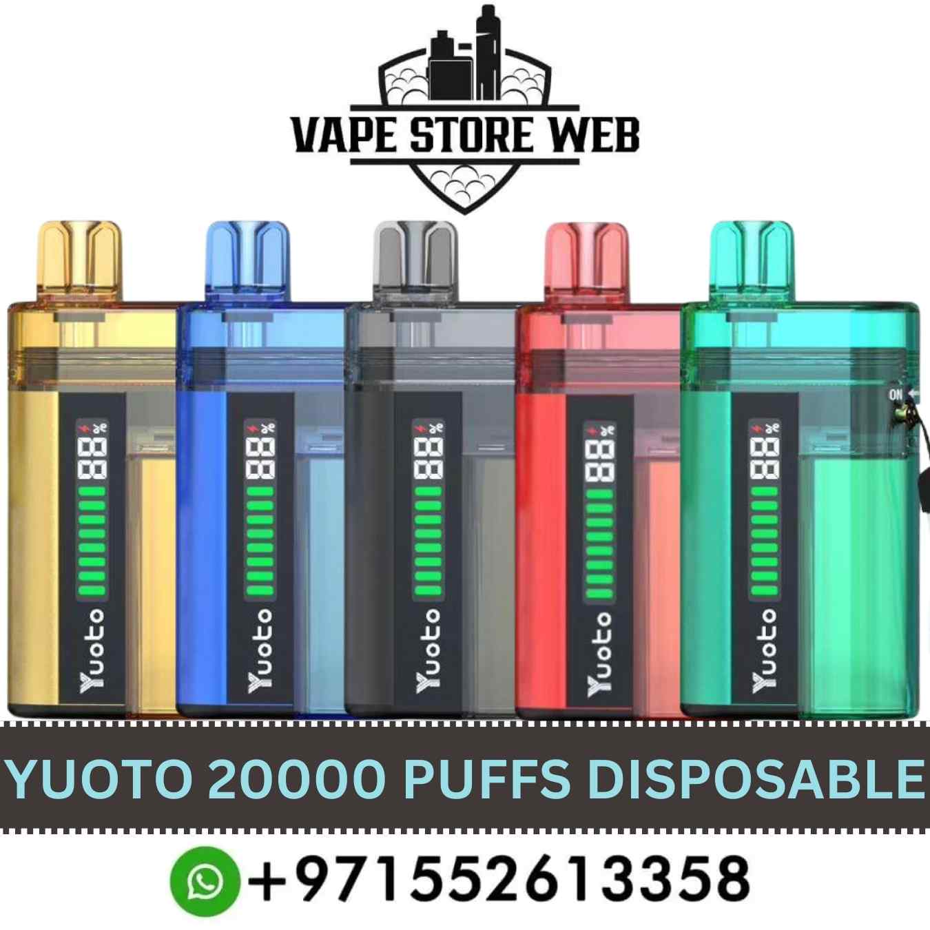YUOTO 20000 Puffs Oil Core Separation 50MG Disposable Vape in Dubai