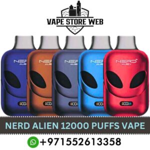NERD Alien 12000 Puffs 20MG Disposable Vape in Dubai