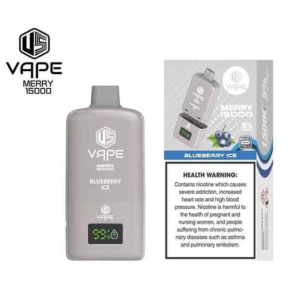 US VAPE MERRY 15000 Puffs 50MG Nicotine Disposable Vape in Dubai, UAE - Image 11