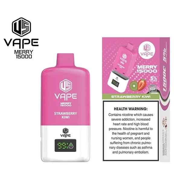 US VAPE MERRY 15000 Puffs 50MG Nicotine Disposable Vape in Dubai, UAE - Image 5