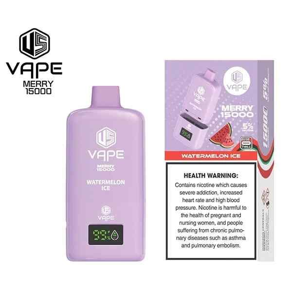 US VAPE MERRY 15000 Puffs 50MG Nicotine Disposable Vape in Dubai, UAE - Image 2