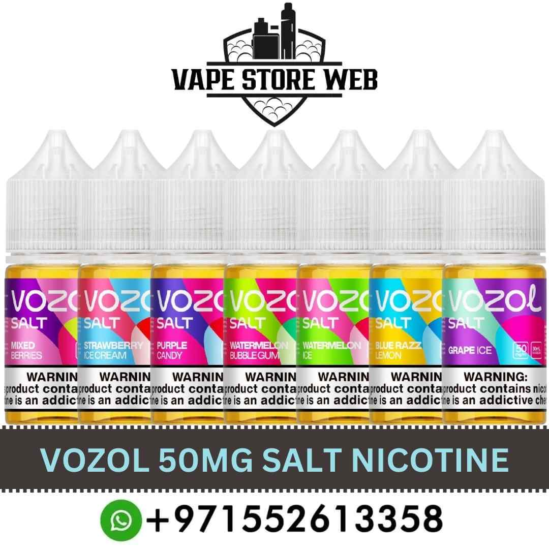 VOZOL Salt Nicotine 30ML E-Liquid 50mg in Dubai