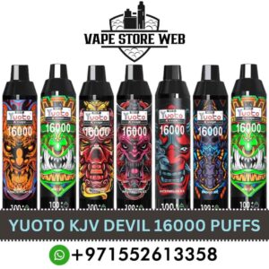YUOTO KJV Devil 16000 Puffs 50MG Nicotine Disposable Vape in Dubai