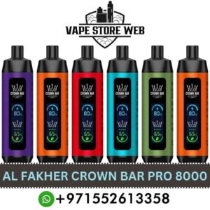 AL FAKHER Crown Bar Pro 8000 Puffs Disposable Vape in Dubai
