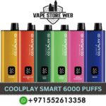 COOLPLAY Smart 6000 Puffs 20MG Disposable Vape in Dubai