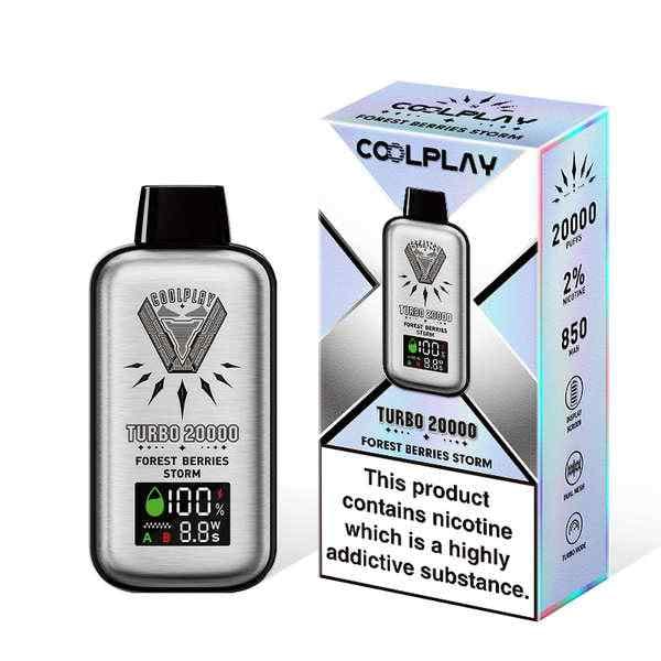 COOLPLAY Turbo 20000 Puffs 20MG Rechargeable Disposable Vape in Dubai - Image 8