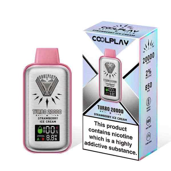 COOLPLAY Turbo 20000 Puffs 20MG Rechargeable Disposable Vape in Dubai - Image 4