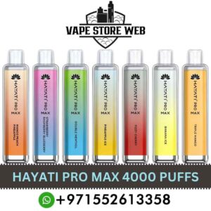 HAYATI Pro Max 4000 Puffs 20MG Disposable Vape in Dubai