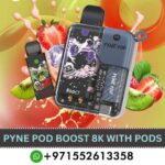 PP PYNE POD Boost 8000 Puffs Disposable Vape with Pod in Dubai