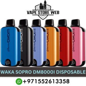 WAKA SoPro DM8000i Disposable 8000 Puffs 20MG Rechargeable Vape in Dubai