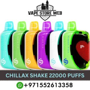 CHILLAX Shake 22000 Puffs 50MG Disposable Vape in Dubai