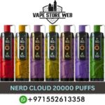 NERD Cloud 20000 Puffs 20MG Disposable Vape in Dubai