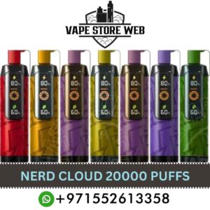 NERD Cloud 20000 Puffs 20MG Disposable Vape in Dubai