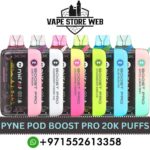 PYNE POD Boost Pro 20000 Puffs 50MG Disposable Vape in Dubai
