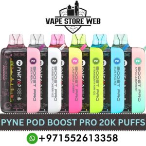 PYNE POD Boost Pro 20000 Puffs 50MG Disposable Vape in Dubai
