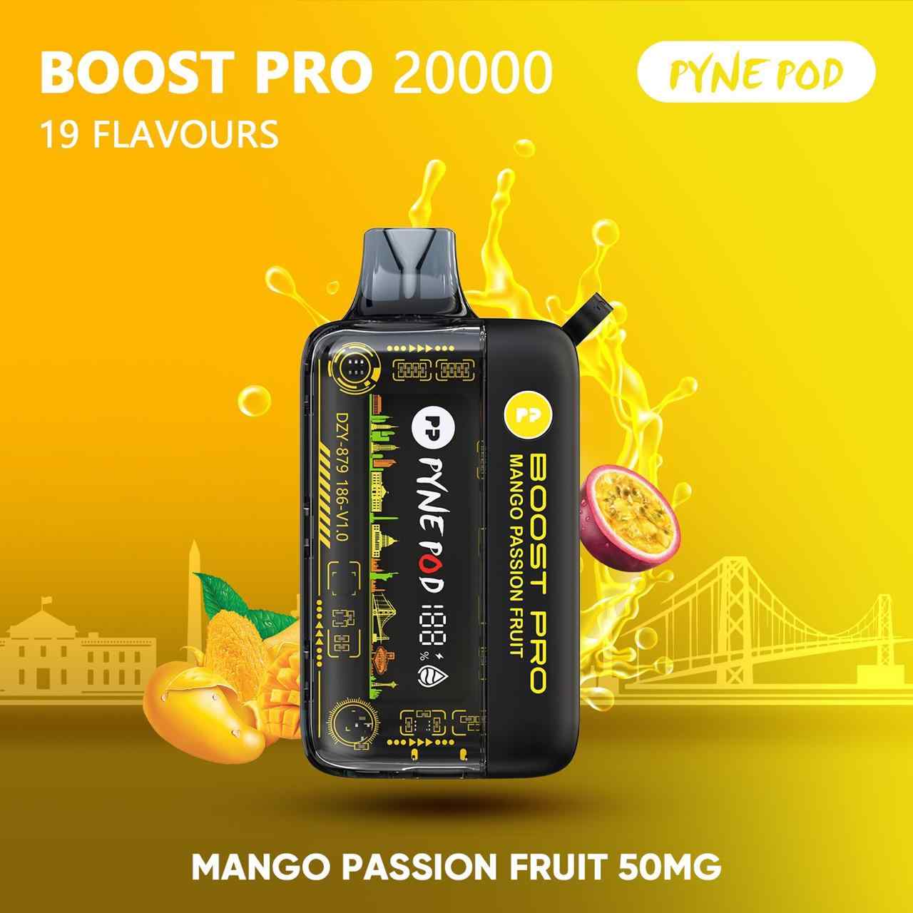 PYNE POD Boost Pro 20000 Puffs 50MG Disposable Vape in Dubai - Image 8
