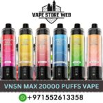 VNSN Max 20000 Puffs 50MG Disposable Vape in Dubai