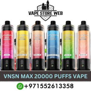 VNSN Max 20000 Puffs 50MG Disposable Vape in Dubai