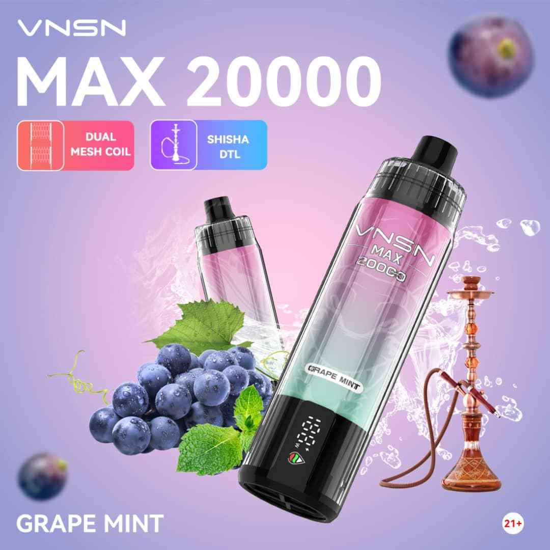 VNSN Max 20000 Puffs 50MG Disposable Vape in Dubai - Image 11