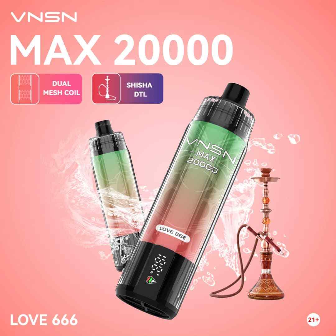 VNSN Max 20000 Puffs 50MG Disposable Vape in Dubai - Image 10