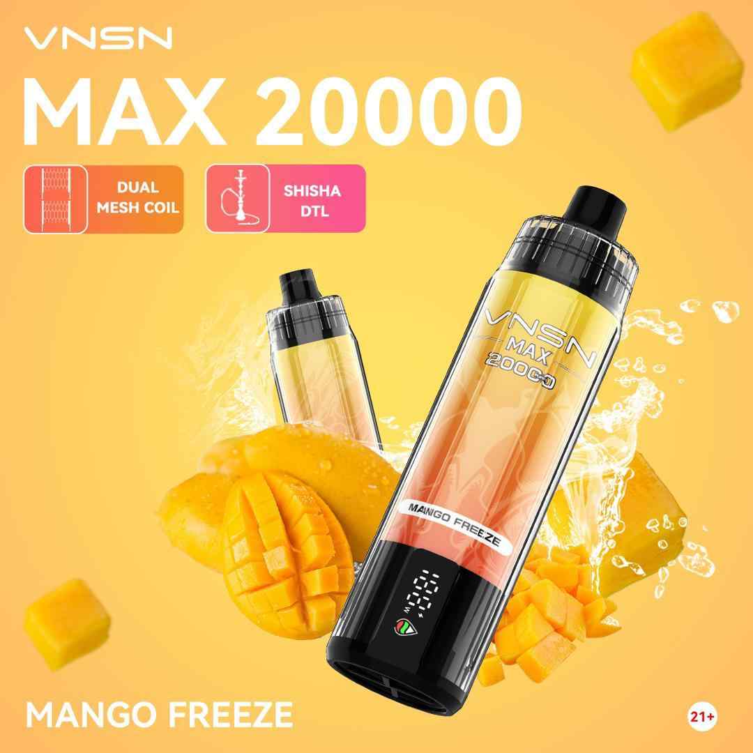 VNSN Max 20000 Puffs 50MG Disposable Vape in Dubai - Image 8
