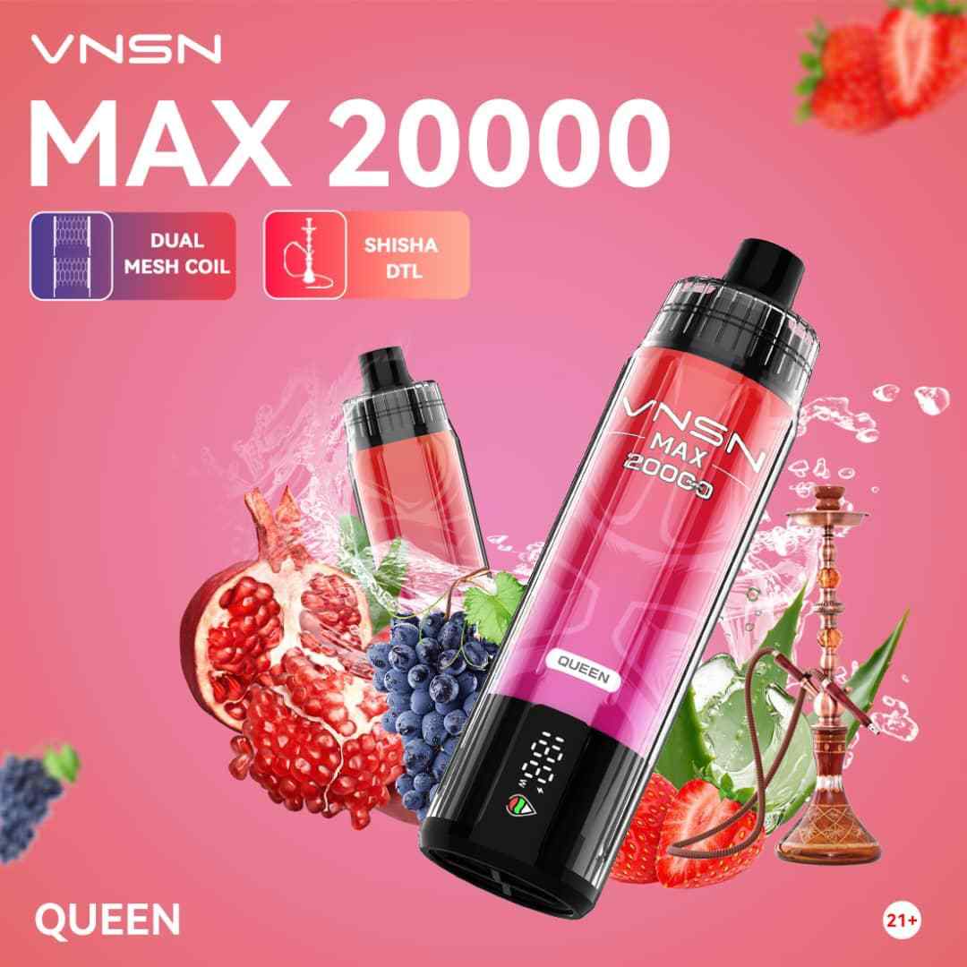VNSN Max 20000 Puffs 50MG Disposable Vape in Dubai - Image 5