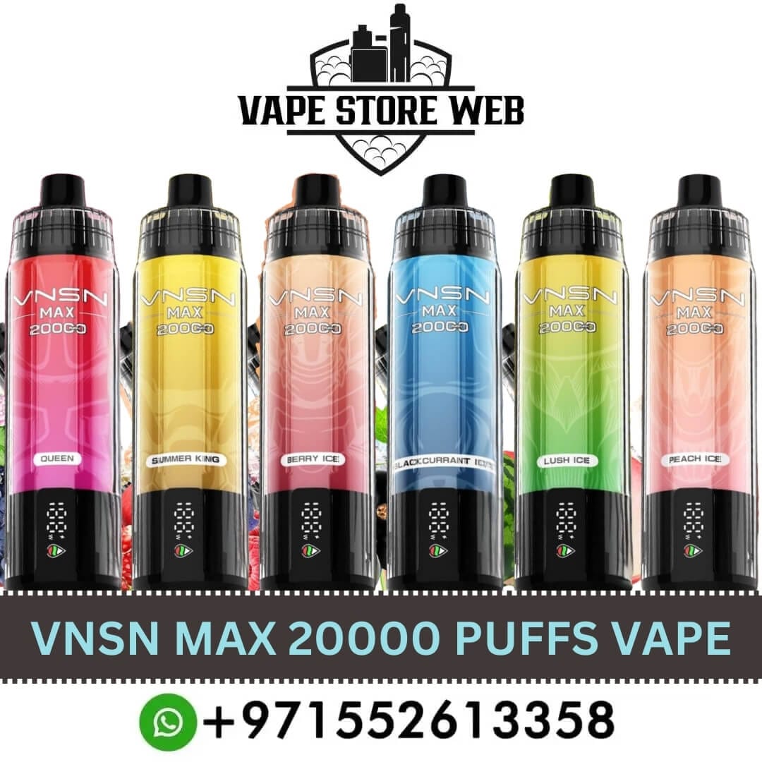 VNSN Max 20000 Puffs 50MG Disposable Vape in Dubai