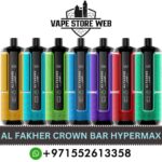 AL FAKHER Crown Bar Hyper Max 15000 Puffs Disposable Vape in Dubai