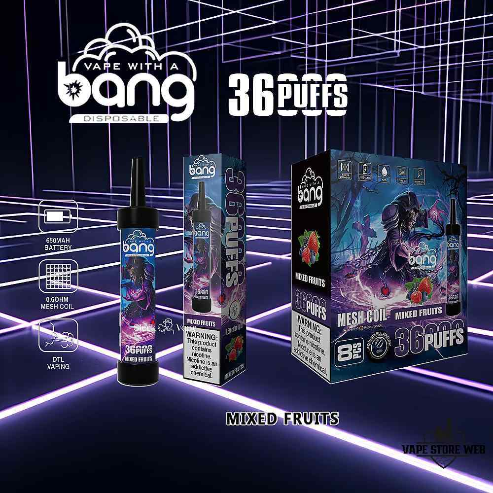 BANG 36000 Puffs Nicotine 50mg Disposable Vape in Dubai - Image 8