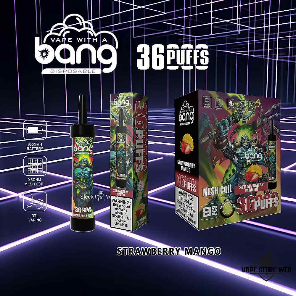 BANG 36000 Puffs Nicotine 50mg Disposable Vape in Dubai - Image 3