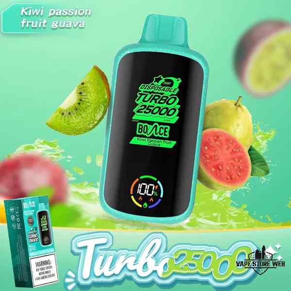 BOUNCE Turbo 25000 Puffs 50MG Disposable Vape in Dubai - Image 11