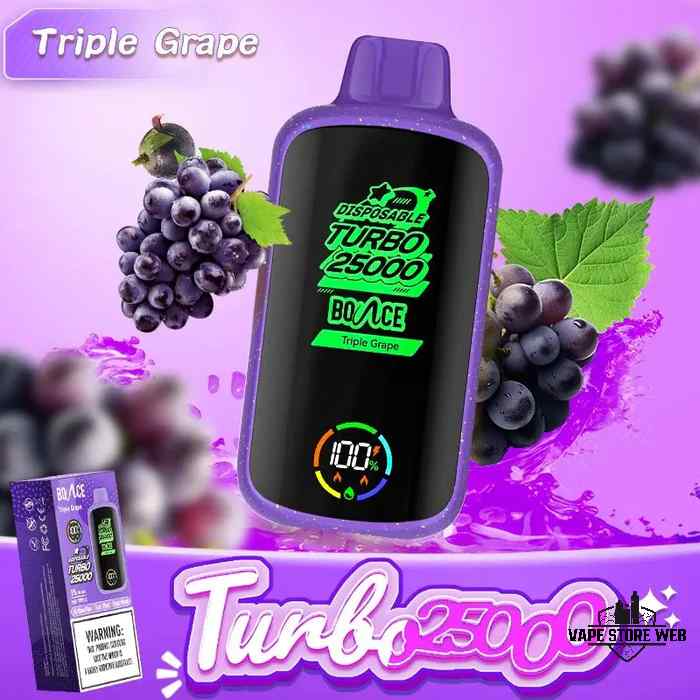 BOUNCE Turbo 25000 Puffs 50MG Disposable Vape in Dubai - Image 4