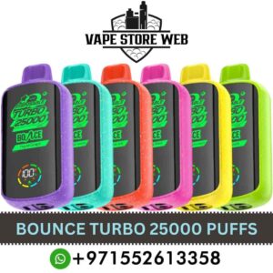 BOUNCE Turbo 25000 Puffs 50MG Disposable Vape in Dubai