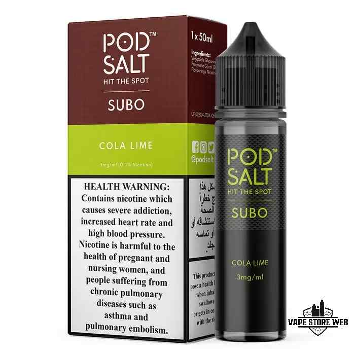 POD SALT Subo 50ml 3mg Nicotine E-Juice in Dubai - Image 11