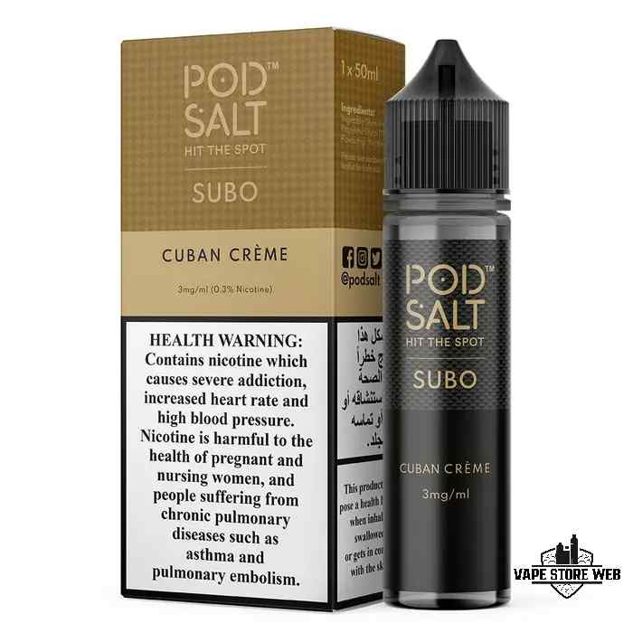 POD SALT Subo 50ml 3mg Nicotine E-Juice in Dubai - Image 10