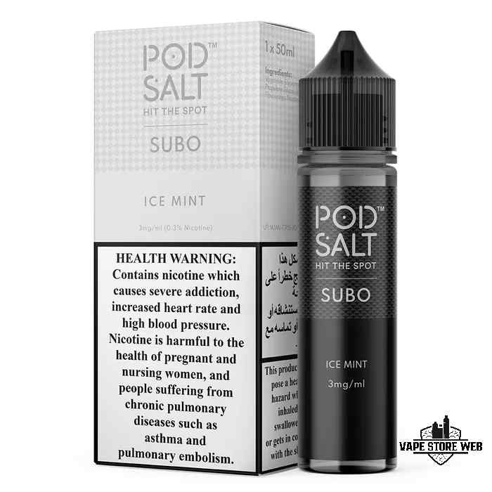 POD SALT Subo 50ml 3mg Nicotine E-Juice in Dubai - Image 8
