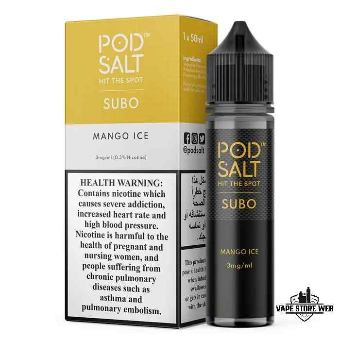 POD SALT Subo 50ml 3mg Nicotine E-Juice in Dubai - Image 5