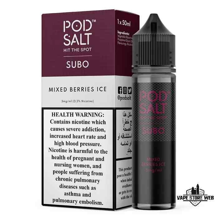 POD SALT Subo 50ml 3mg Nicotine E-Juice in Dubai - Image 4