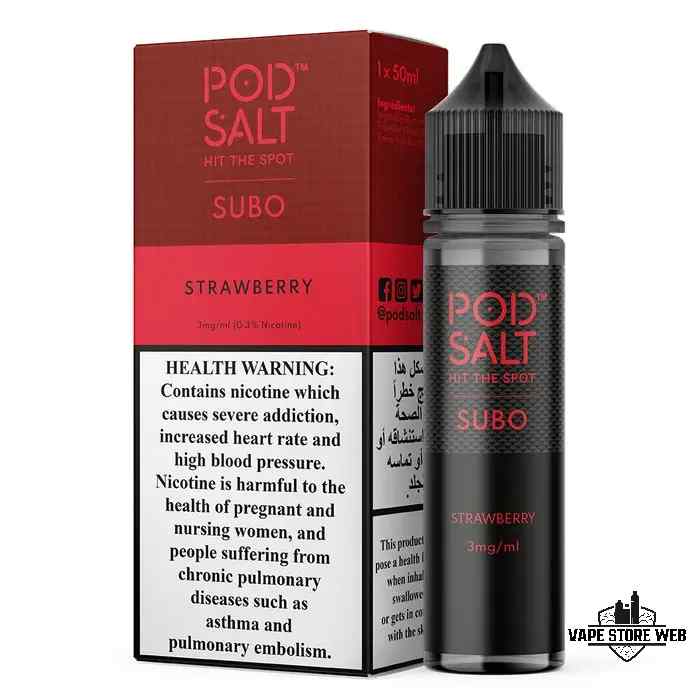 POD SALT Subo 50ml 3mg Nicotine E-Juice in Dubai - Image 3