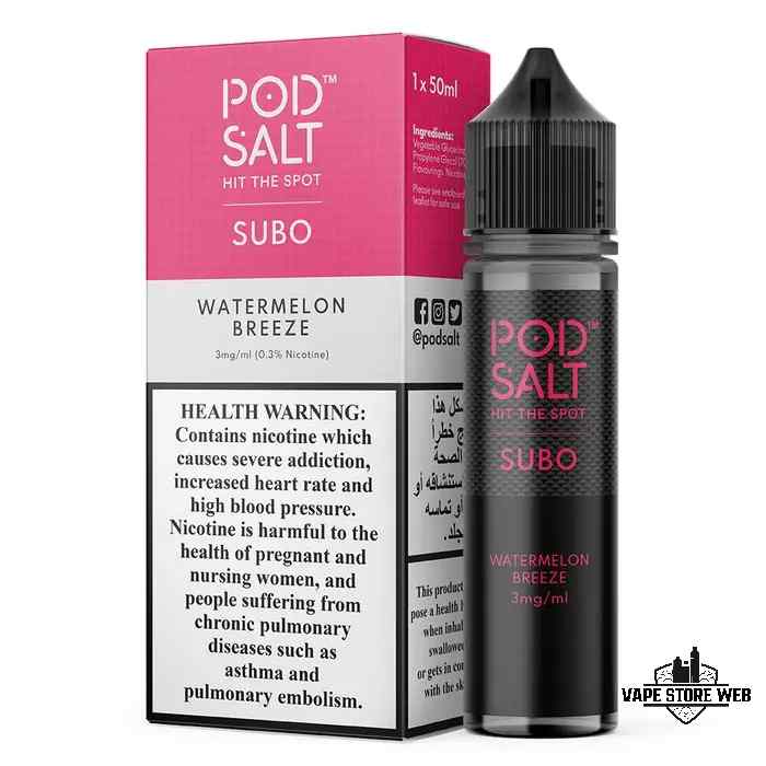 POD SALT Subo 50ml 3mg Nicotine E-Juice in Dubai - Image 2