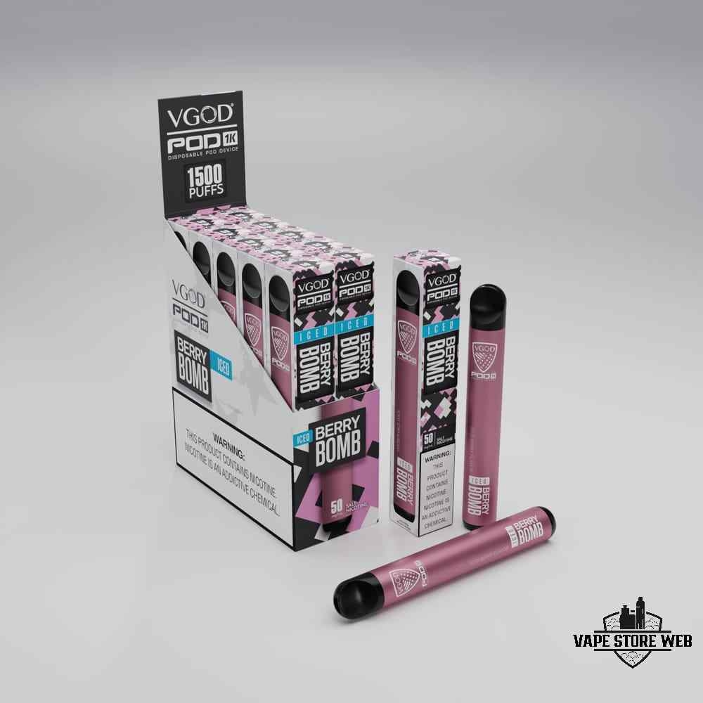 VGOD POD 1K 1500 Puffs 50mg Disposable Vape in Dubai - Image 11