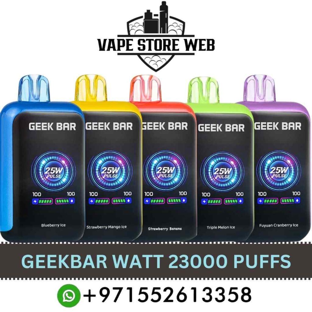 GEEKBAR Watt 23000 Puffs 50MG Disposable Vape in Dubai