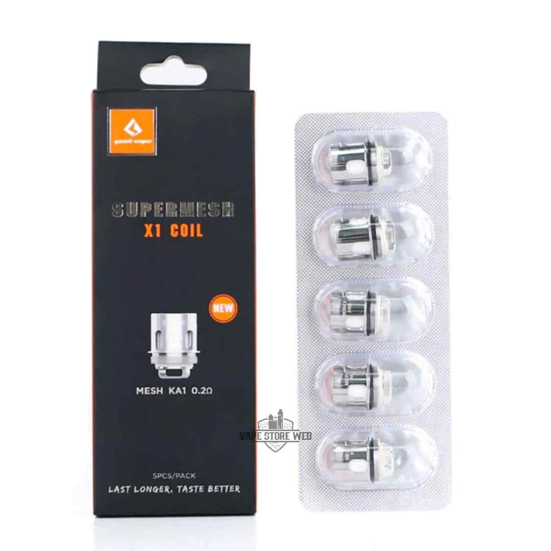 GEEKVAPE Super Mesh X1/X2 Replacement Vape Coils in Dubai (5PCS) - Image 2