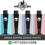 WAKA SoPro 20000 Puffs 50MG Disposable Vape in Dubai