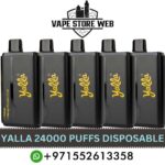 YALLA 24000 Puffs 50MG Disposable Vape in DUbai