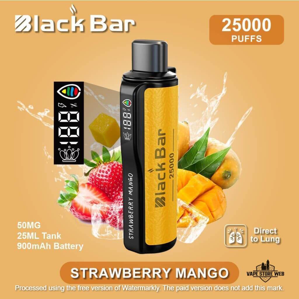 BLACK Bar 25000 Puffs 50MG Disposable Vape in Dubai - Image 12