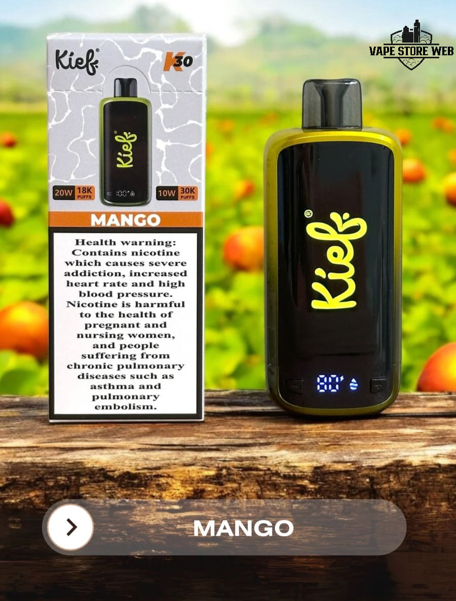 KIEF K30 30000 Puffs 20MG Disposable Rechargeable Vape in Dubai - Image 6