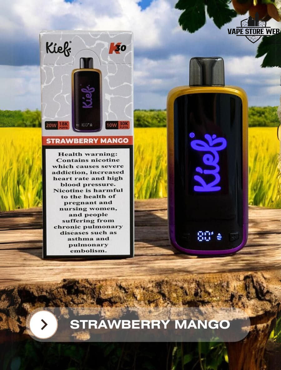 KIEF K30 30000 Puffs 20MG Disposable Rechargeable Vape in Dubai - Image 3