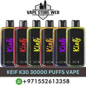 KIEF K30 30000 Puffs 20MG Disposable Rechargeable Vape in Dubai